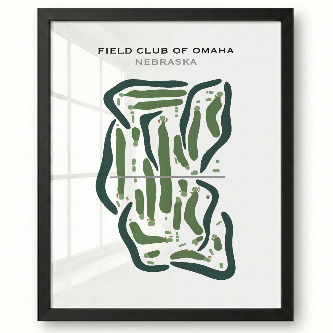 Field Club of Omaha, Nebraska - Printed Golf Courses