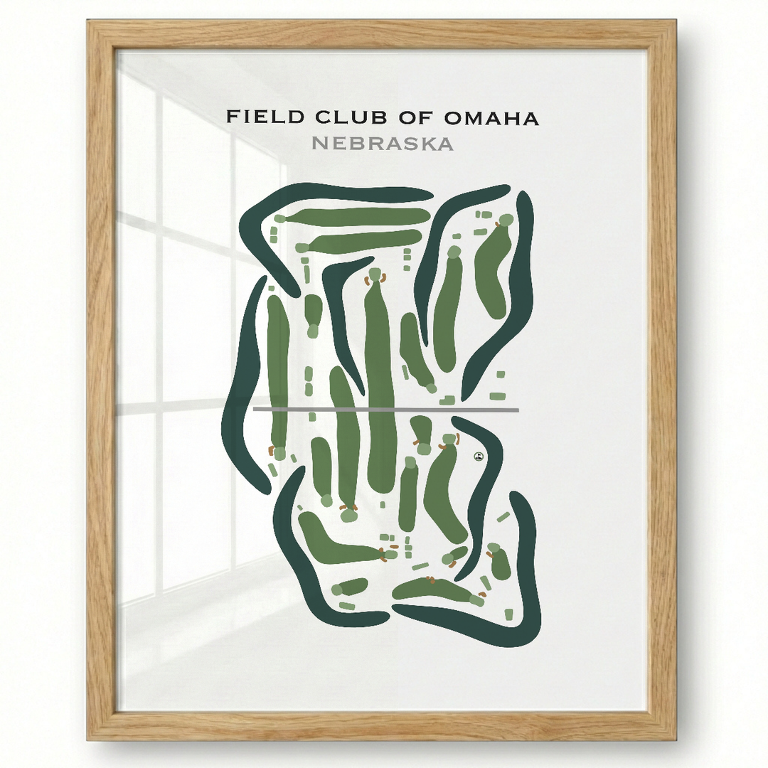 Field Club of Omaha, Nebraska - Printed Golf Courses