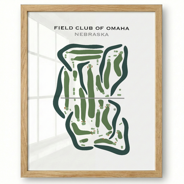 Field Club of Omaha, Nebraska - Printed Golf Courses