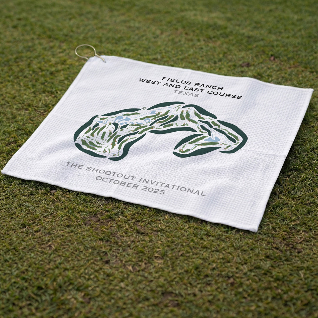 Fields Ranch, West & East Golf Courses, Texas - Printed Golf Course