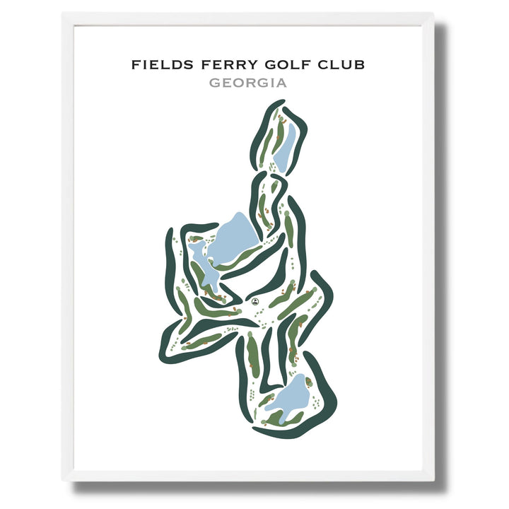 Fields Ferry Golf Club, Georgia - Printed Golf Courses