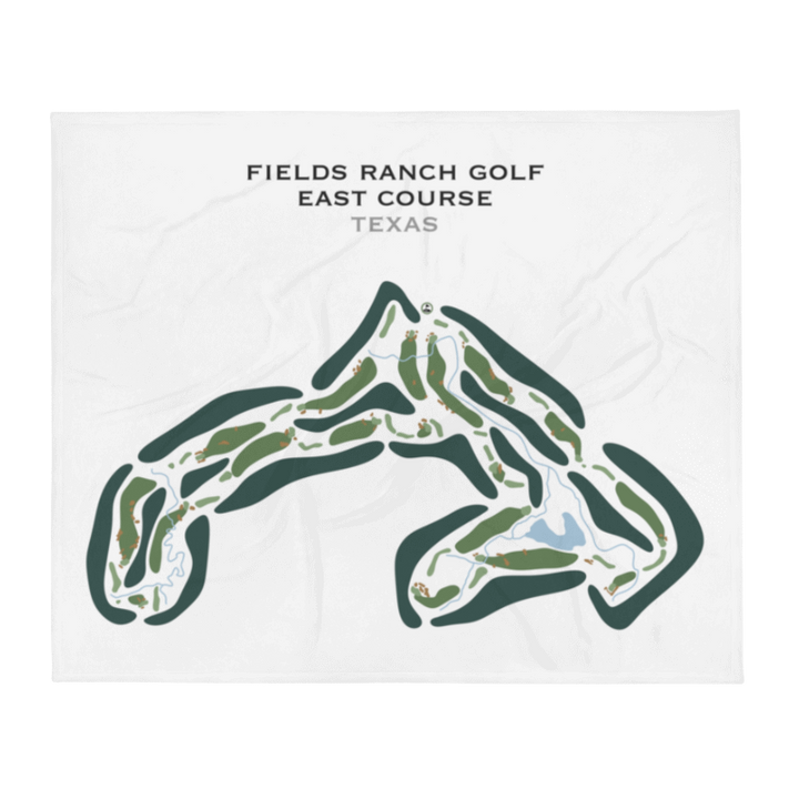 Fields Ranch - East Course, Texas - Printed Golf Courses