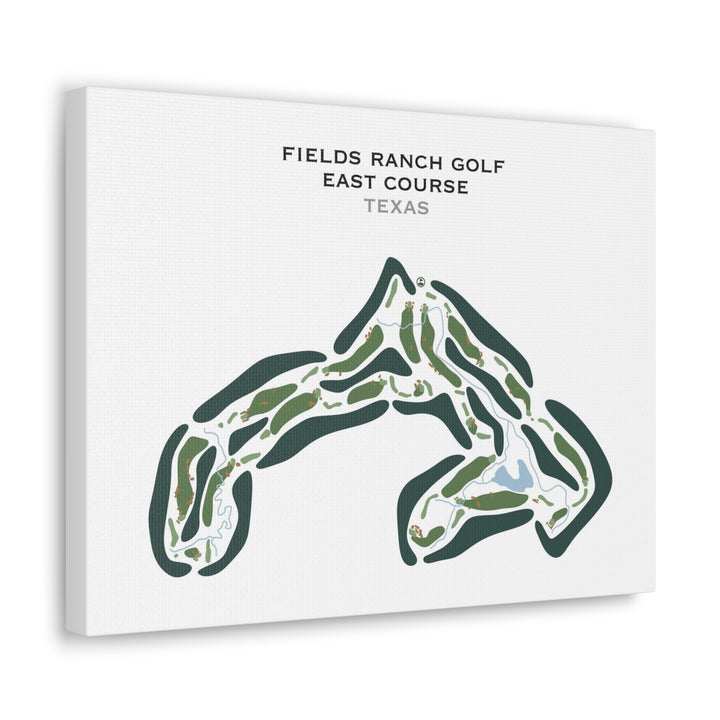 Fields Ranch - East Course, Texas - Printed Golf Courses