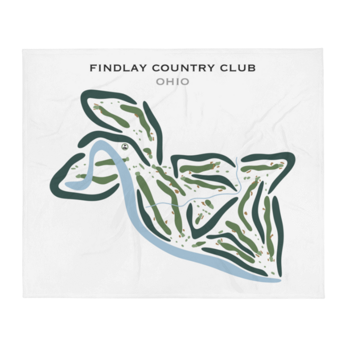 Findlay Country Club, Ohio - Printed Golf Courses