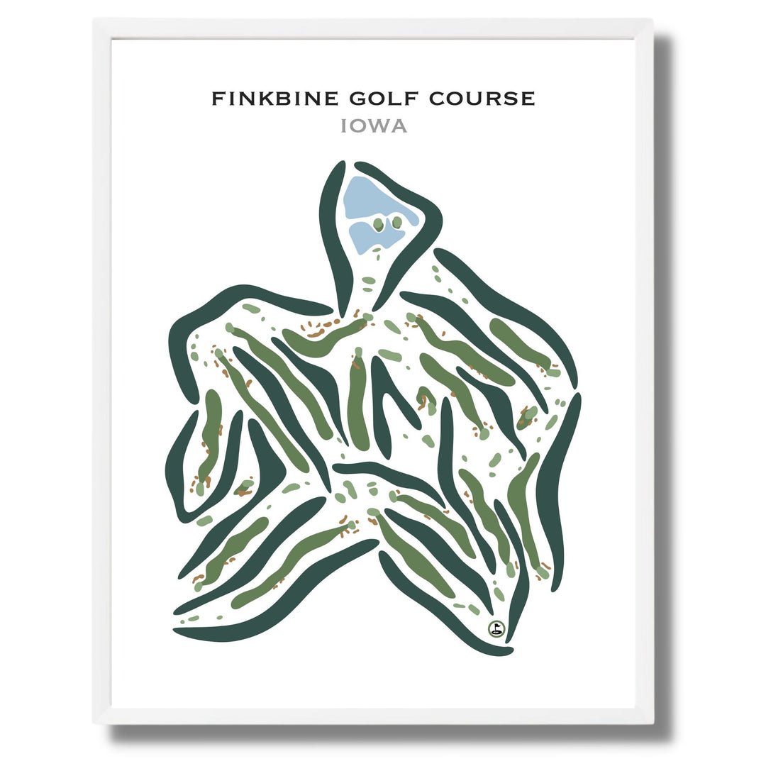 Finkbine Golf Course, Iowa - Printed Golf Courses