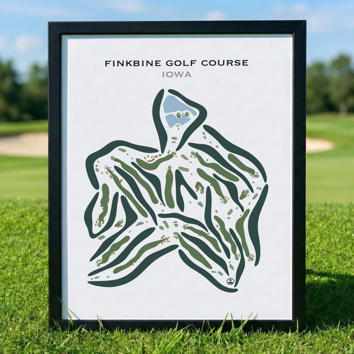 Finkbine Golf Course, Iowa - Printed Golf Courses