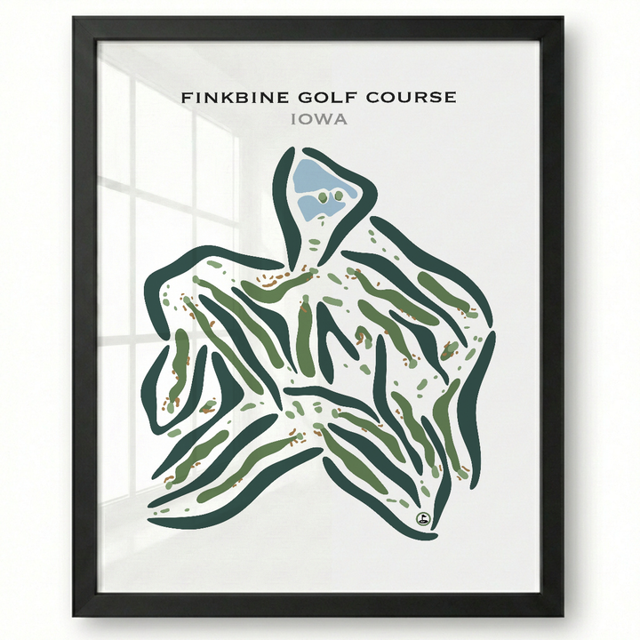 Finkbine Golf Course, Iowa - Printed Golf Courses