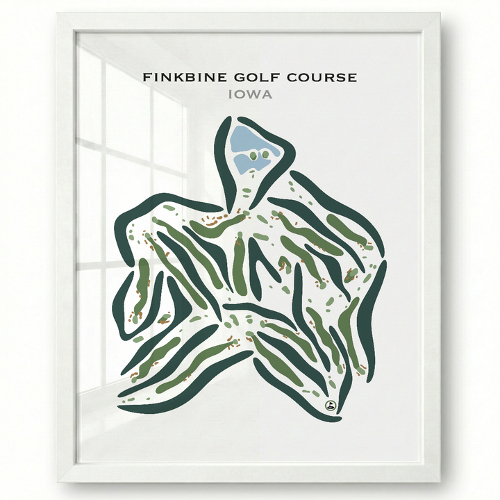 Finkbine Golf Course, Iowa - Printed Golf Courses