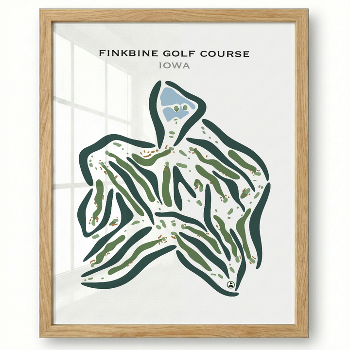 Finkbine Golf Course, Iowa - Printed Golf Courses
