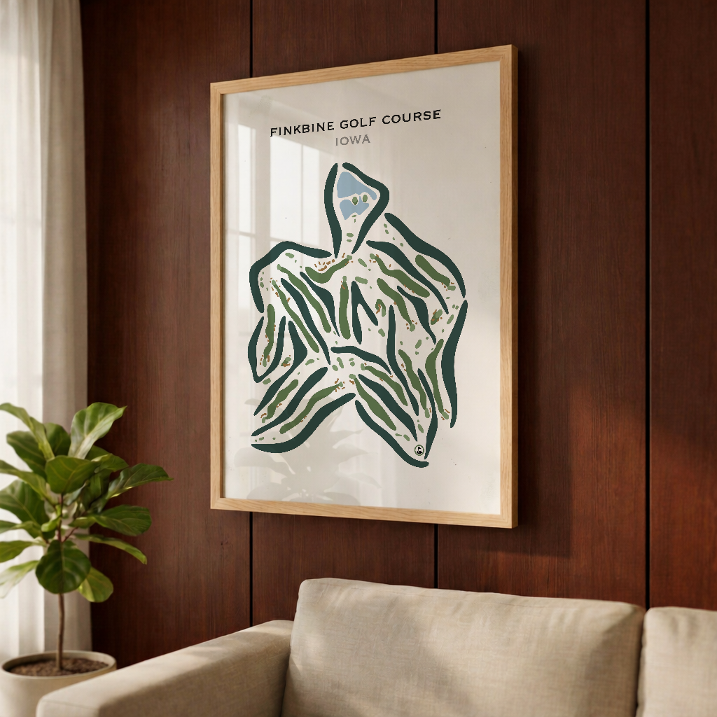 Finkbine Golf Course, Iowa - Printed Golf Courses