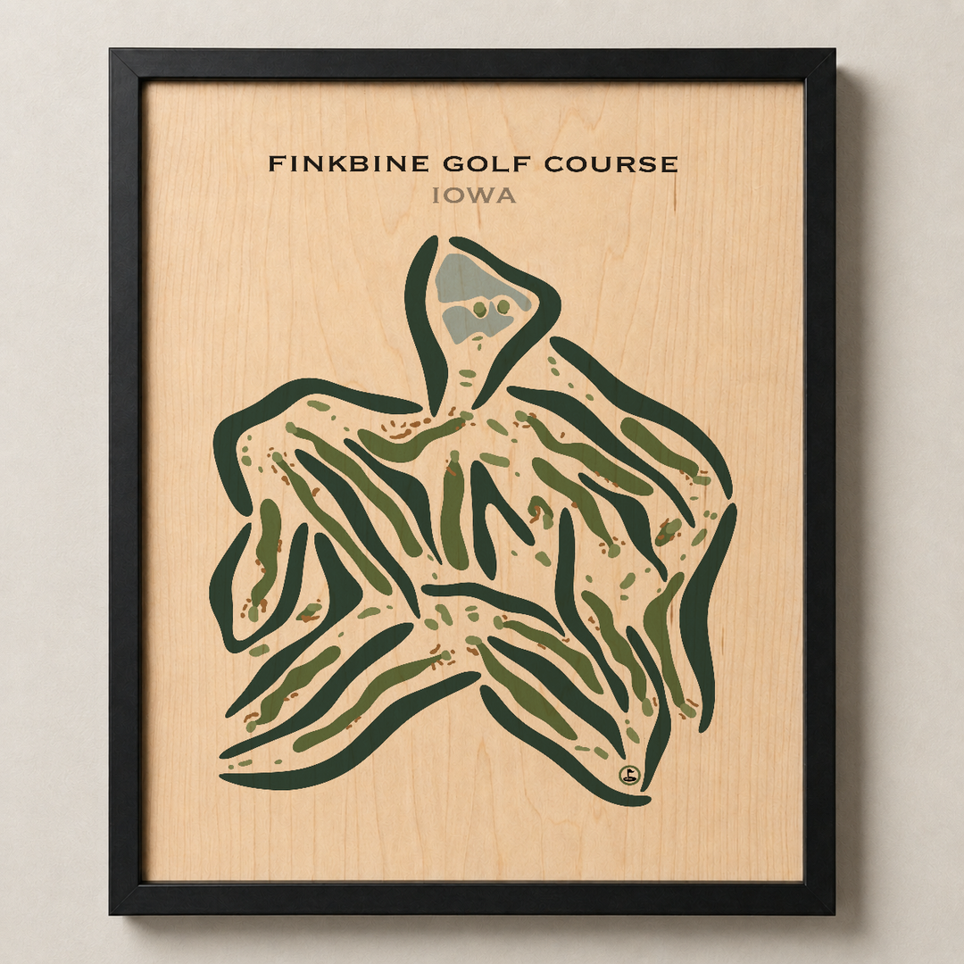 Finkbine Golf Course, Iowa - Printed Golf Courses