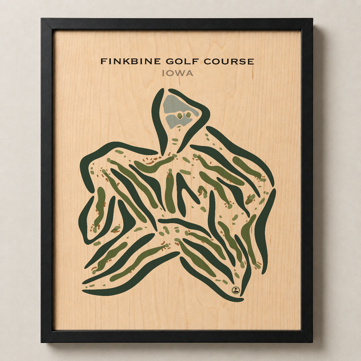 Finkbine Golf Course, Iowa - Printed Golf Courses