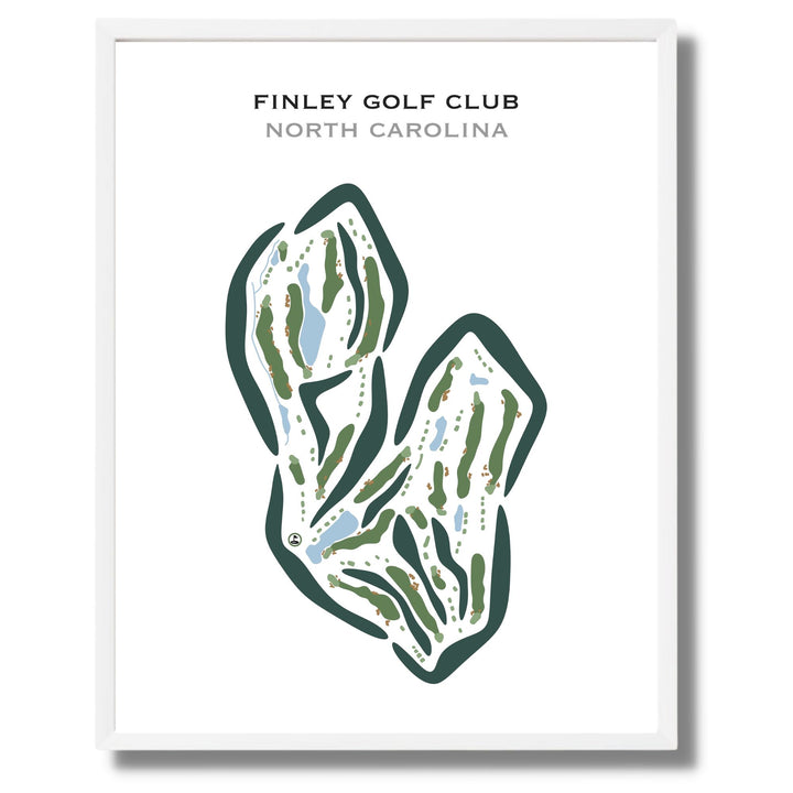 Finley Golf Club, North Carolina - Printed Golf Courses