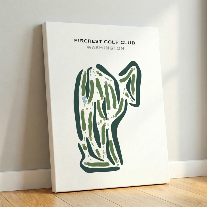 Fircrest Golf Club, Washington - Printed Golf Courses