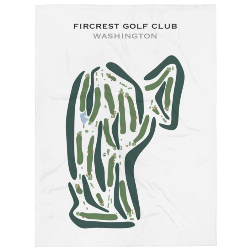 Fircrest Golf Club, Washington - Printed Golf Courses