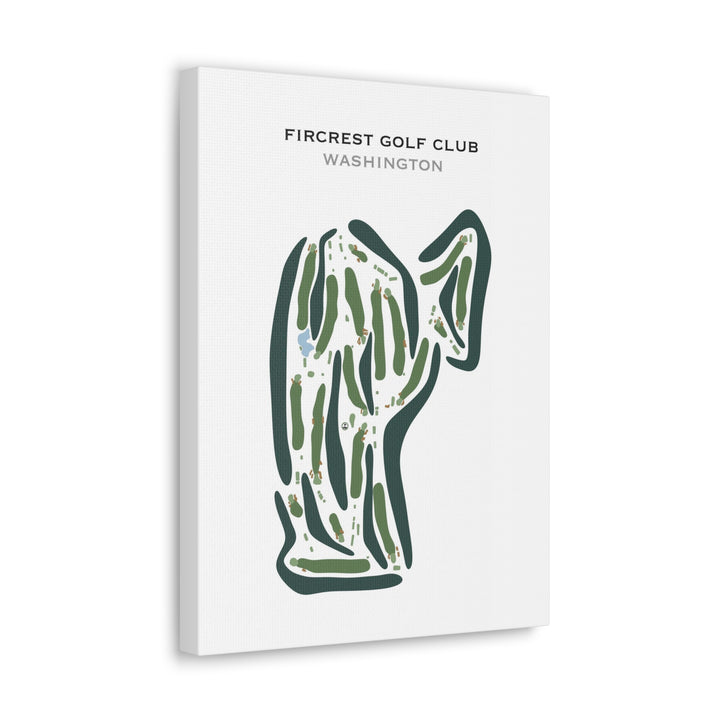 Fircrest Golf Club, Washington - Printed Golf Courses