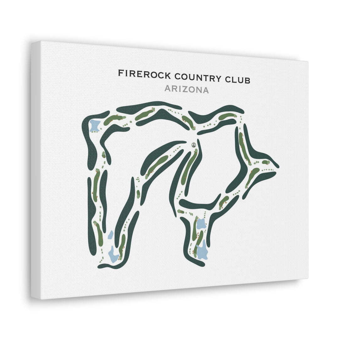 FireRock Country Club, Arizona - Printed Golf Course