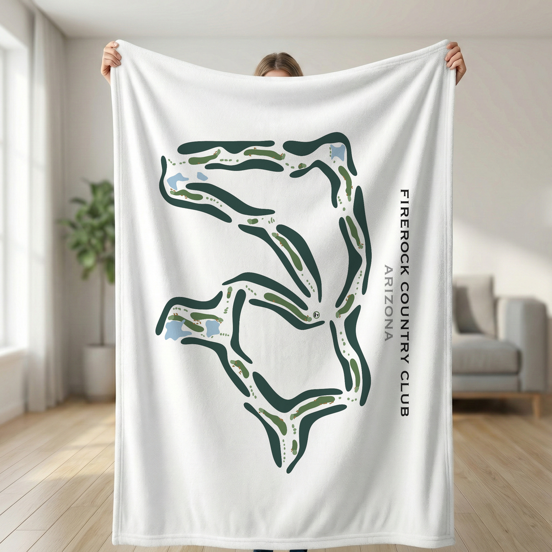 FireRock Country Club, Arizona - Printed Golf Course