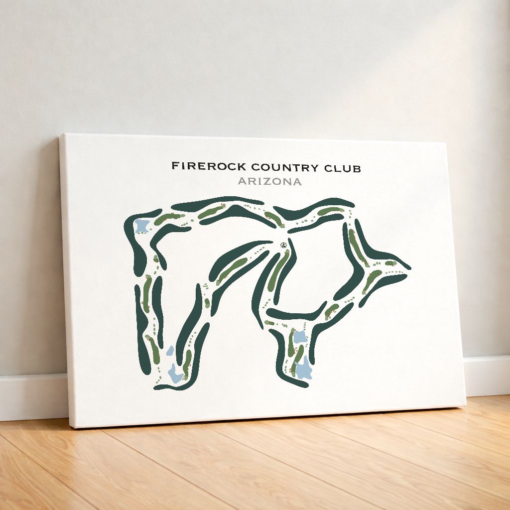 FireRock Country Club, Arizona - Printed Golf Course