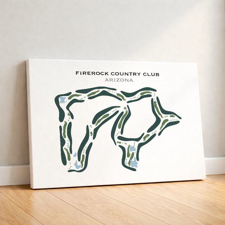 FireRock Country Club, Arizona - Printed Golf Course