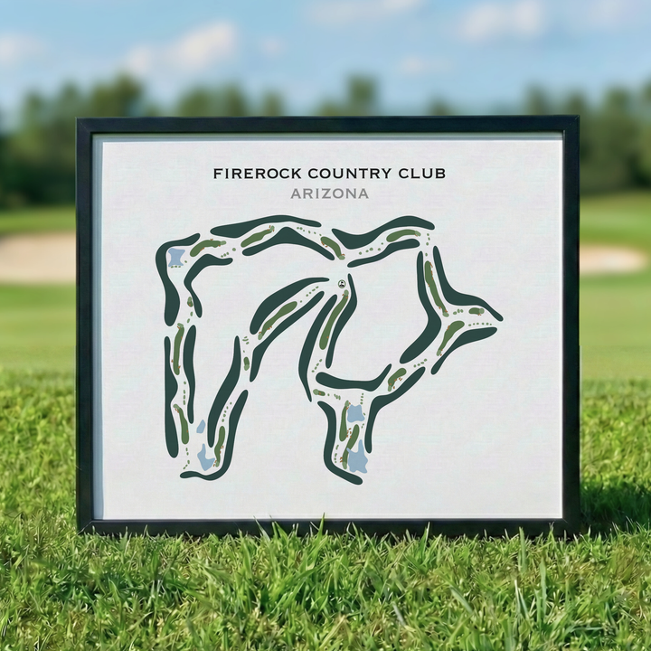 FireRock Country Club, Arizona - Printed Golf Course