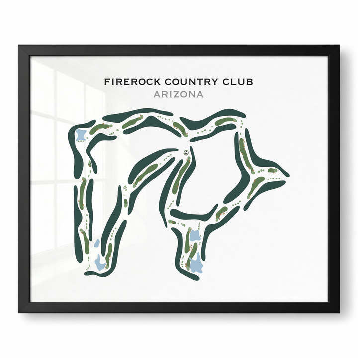 FireRock Country Club, Arizona - Printed Golf Course