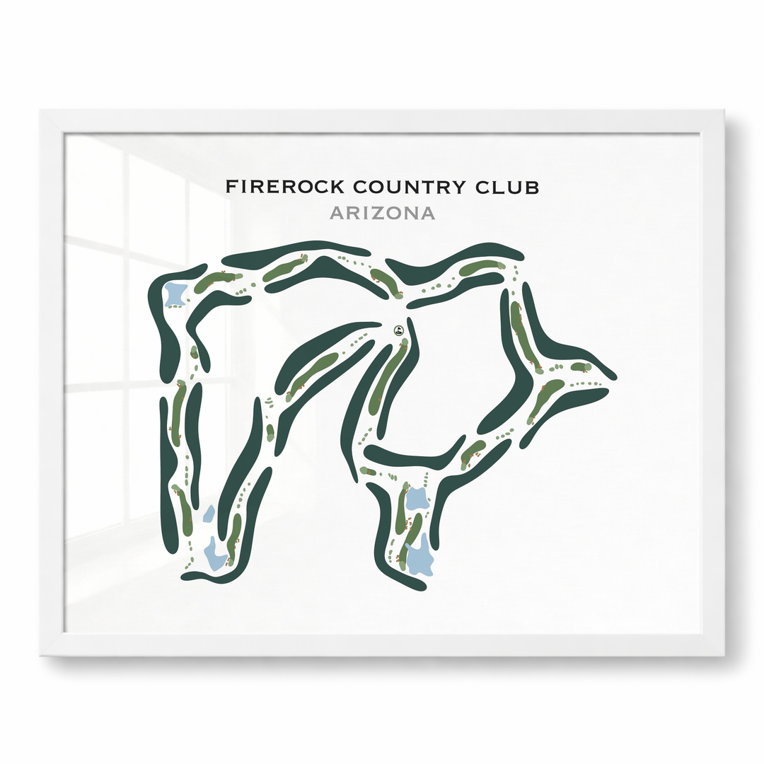 FireRock Country Club, Arizona - Printed Golf Course