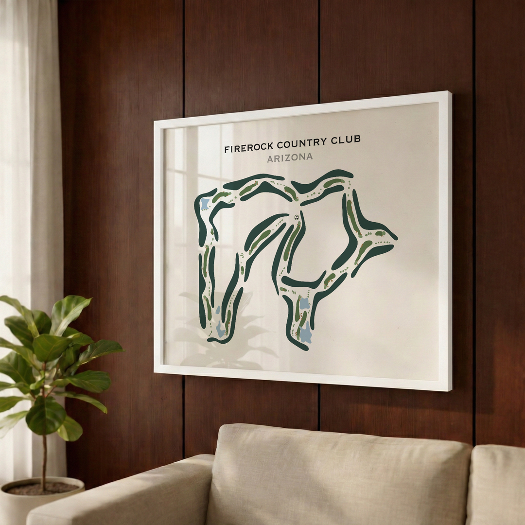 FireRock Country Club, Arizona - Printed Golf Course