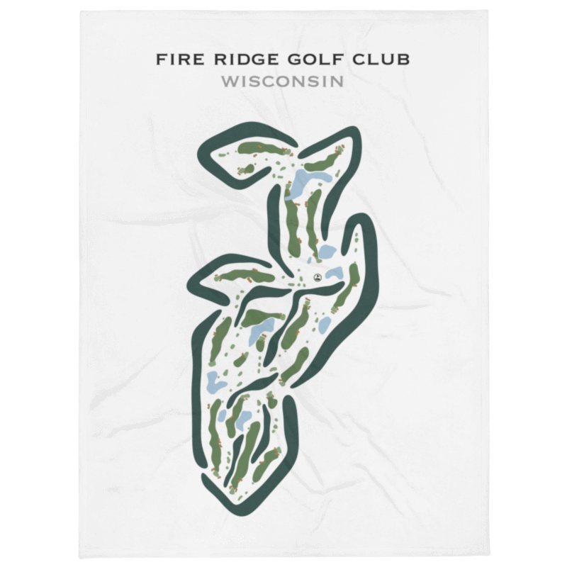 Fire Ridge Golf Club, Wisconsin - Printed Golf Courses