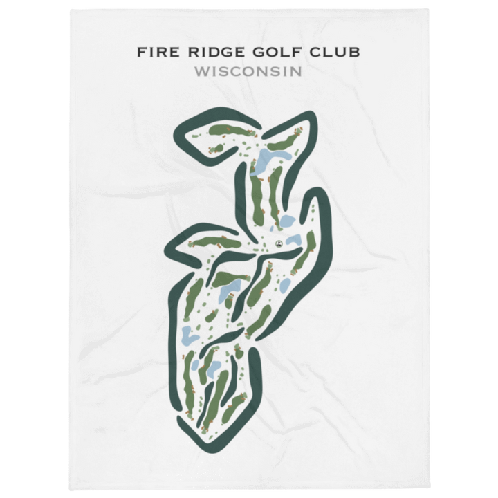 Fire Ridge Golf Club, Wisconsin - Printed Golf Courses