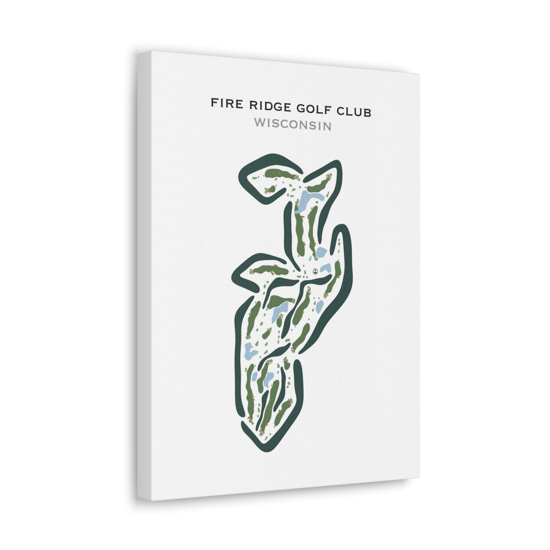 Fire Ridge Golf Club, Wisconsin - Printed Golf Courses