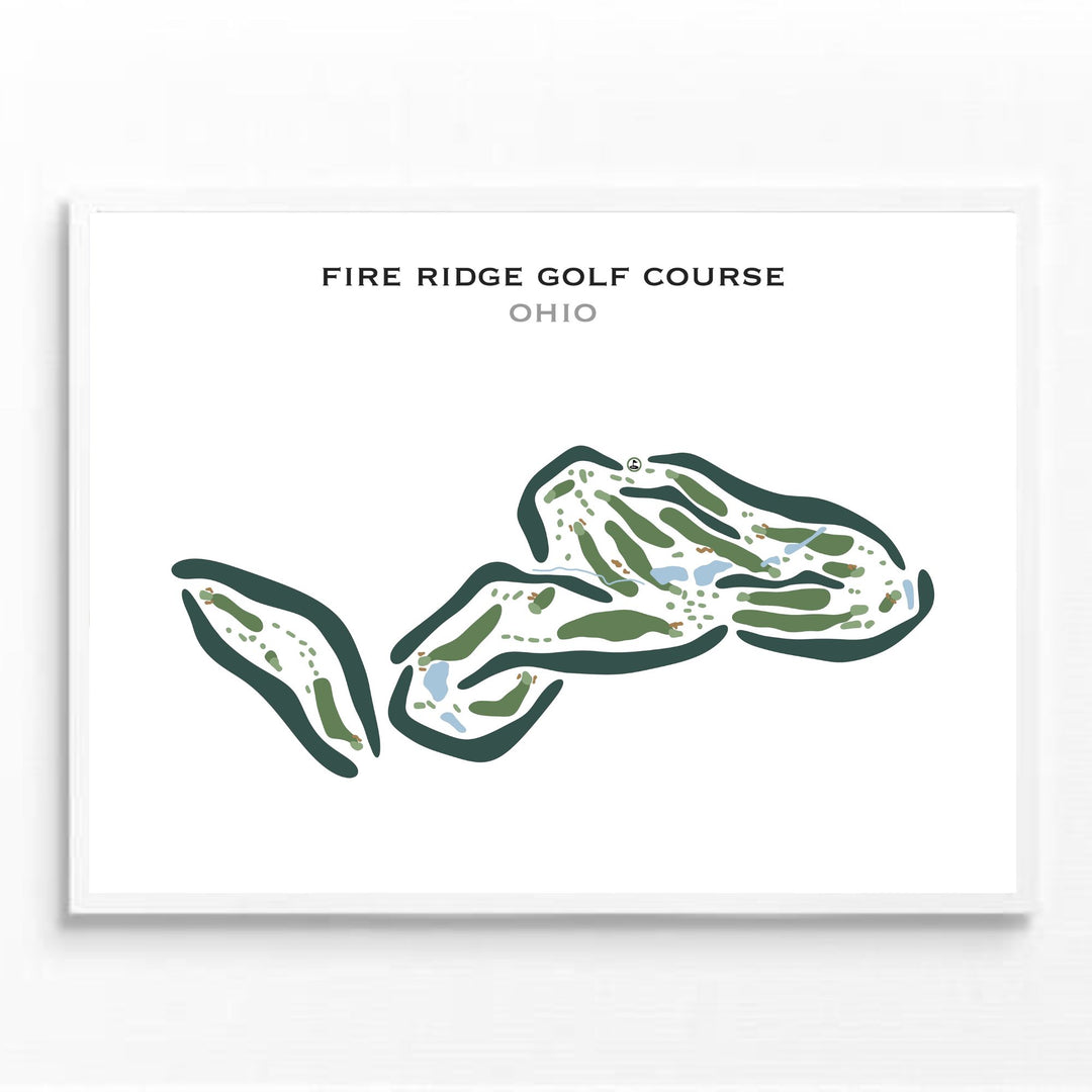 Fire Ridge Golf Course, Ohio - Printed Golf Courses