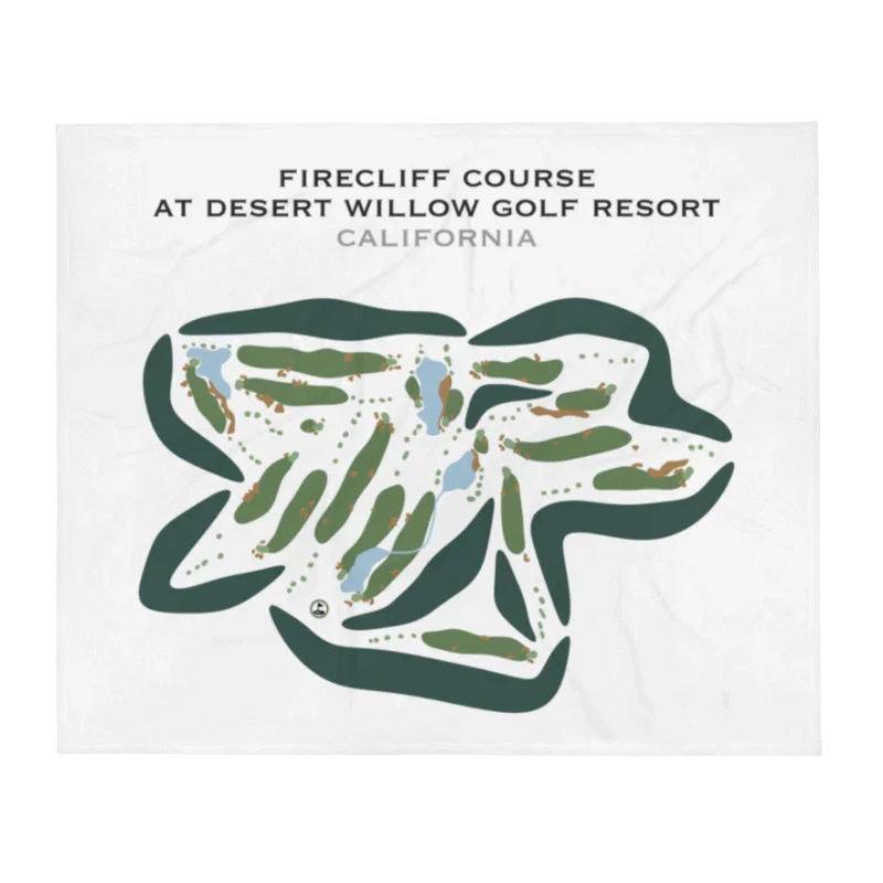 Firecliff Course at Desert Willow Golf Resort, California - Printed Golf Courses