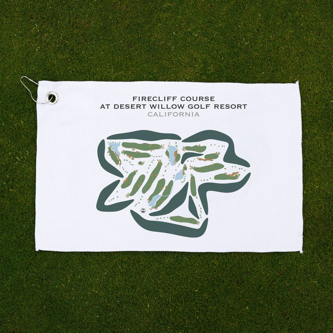 Firecliff Course at Desert Willow Golf Resort, California - Printed Golf Courses