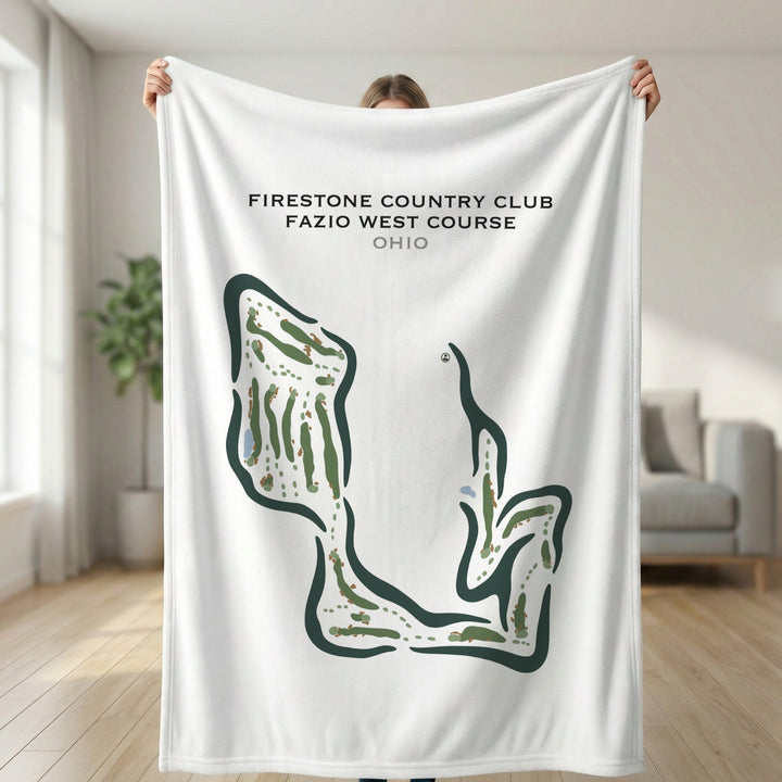 Firestone Country Club, Ohio - Printed Golf Courses