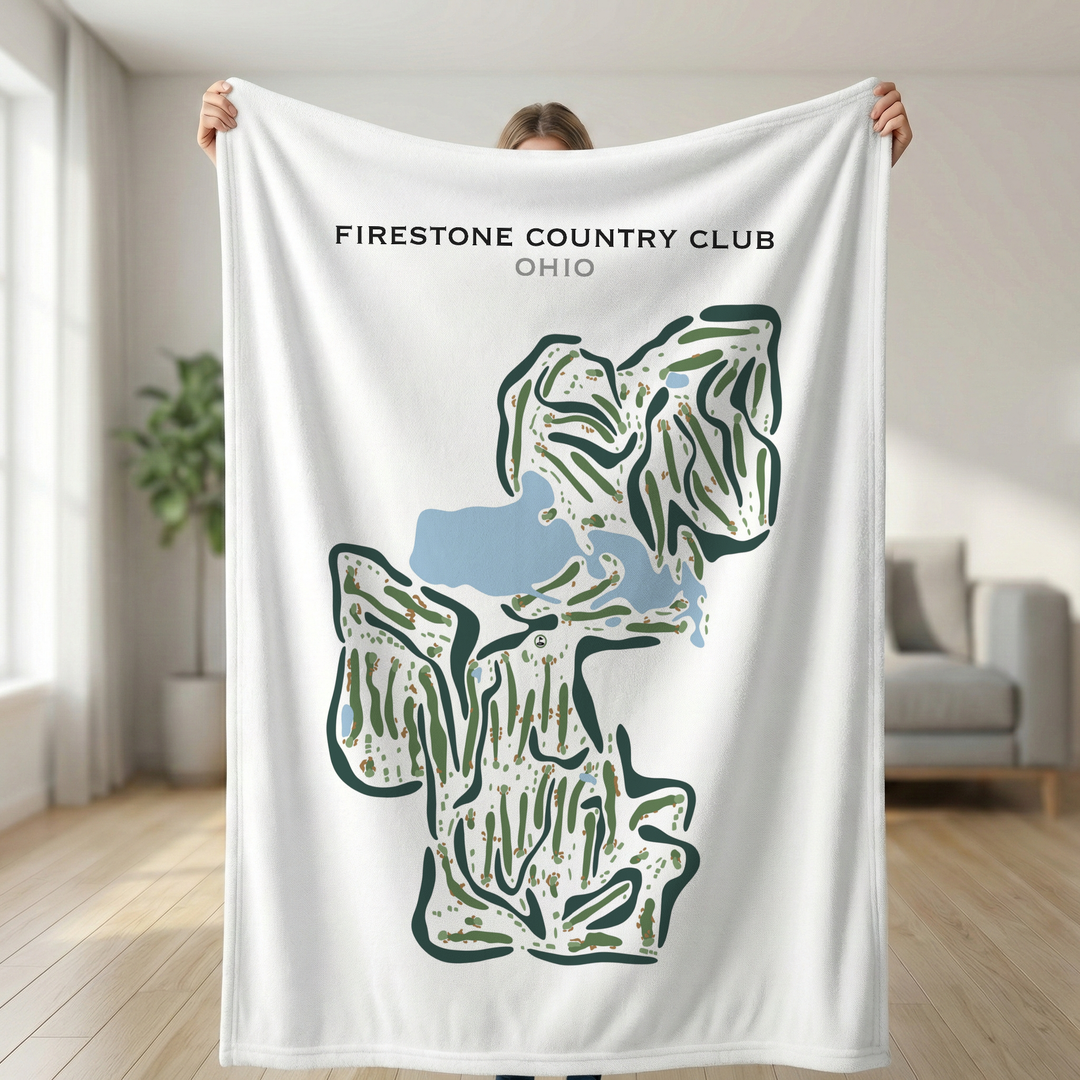 Firestone Country Club, Ohio - Printed Golf Courses