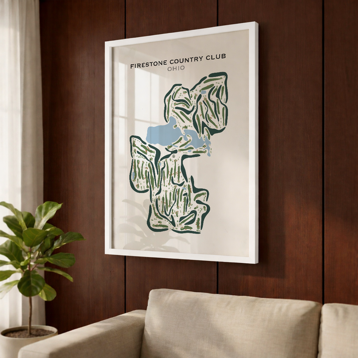 Firestone Country Club, Ohio - Printed Golf Courses