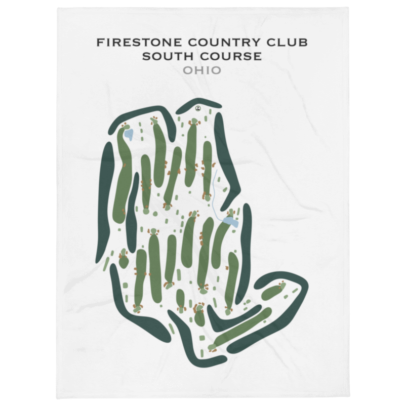 Firestone Country Club - South Golf Course, Ohio - Printed Golf Courses