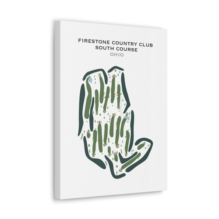 Firestone Country Club - South Golf Course, Ohio - Printed Golf Courses