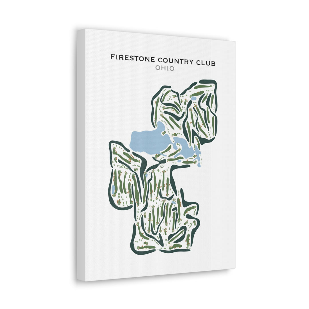 Firestone Country Club, Ohio - Printed Golf Courses