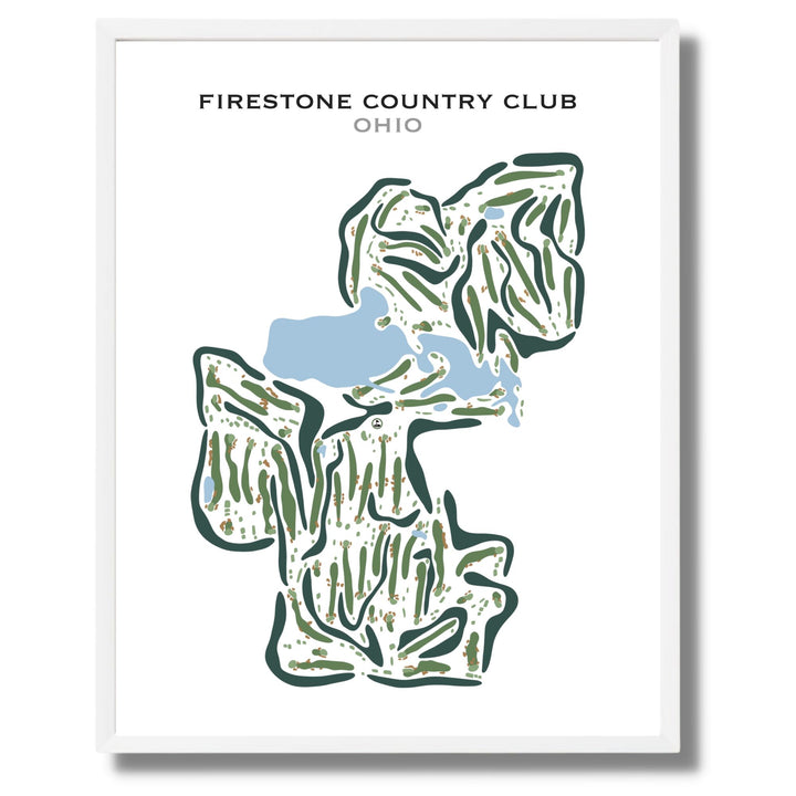 Firestone Country Club, Ohio - Printed Golf Courses