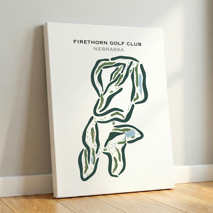 Firethorn Country Club, Nebraska - Printed Golf Courses