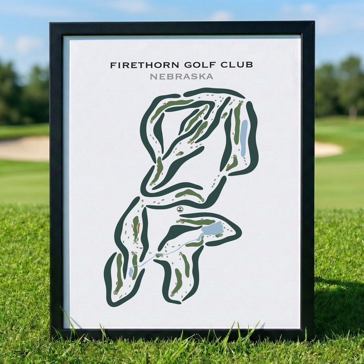 Firethorn Country Club, Nebraska - Printed Golf Courses