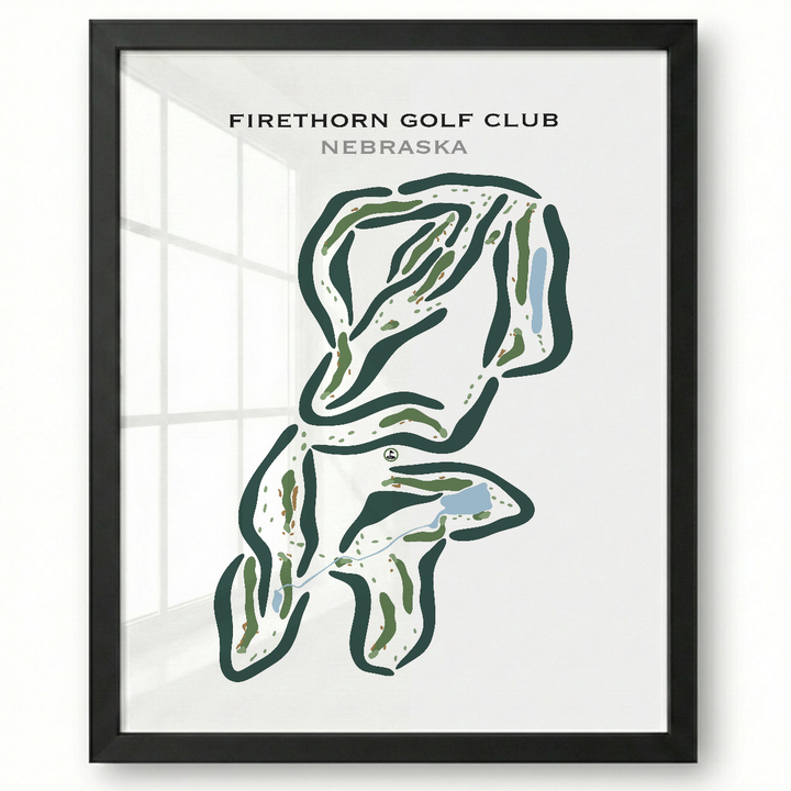 Firethorn Country Club, Nebraska - Printed Golf Courses