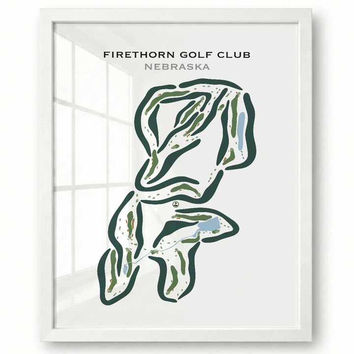 Firethorn Country Club, Nebraska - Printed Golf Courses