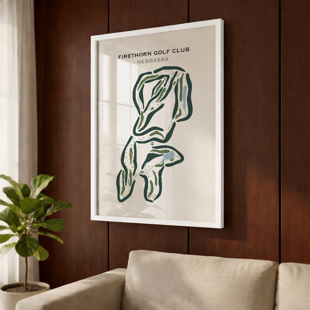Firethorn Country Club, Nebraska - Printed Golf Courses