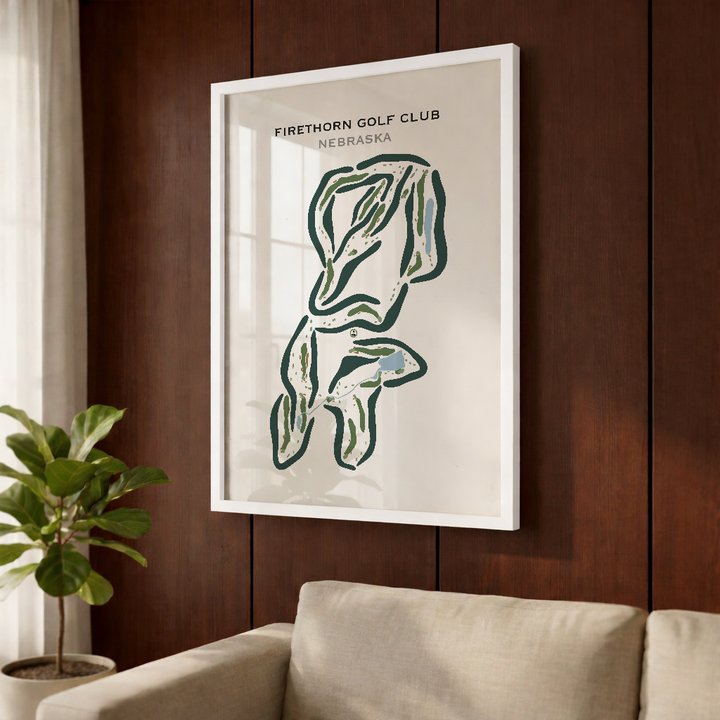 Firethorn Country Club, Nebraska - Printed Golf Courses