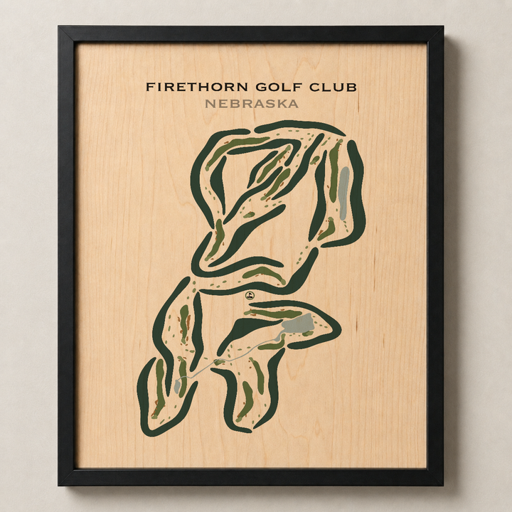 Firethorn Country Club, Nebraska - Printed Golf Courses
