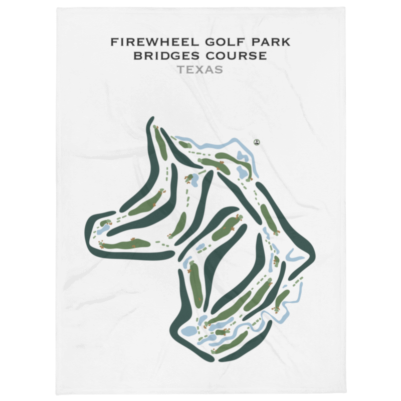 Firewheel Golf Park - Bridges Course, Texas - Printed Golf Courses