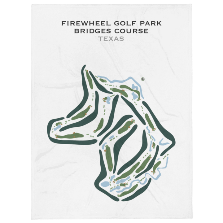 Firewheel Golf Park - Bridges Course, Texas - Printed Golf Courses